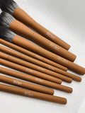 Matte coffee Brush Set