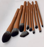 Matte coffee Brush Set